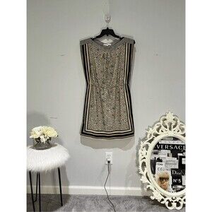 Women’s Loft Bandana Boatneck career casual sleeveless tunic dress size medium.